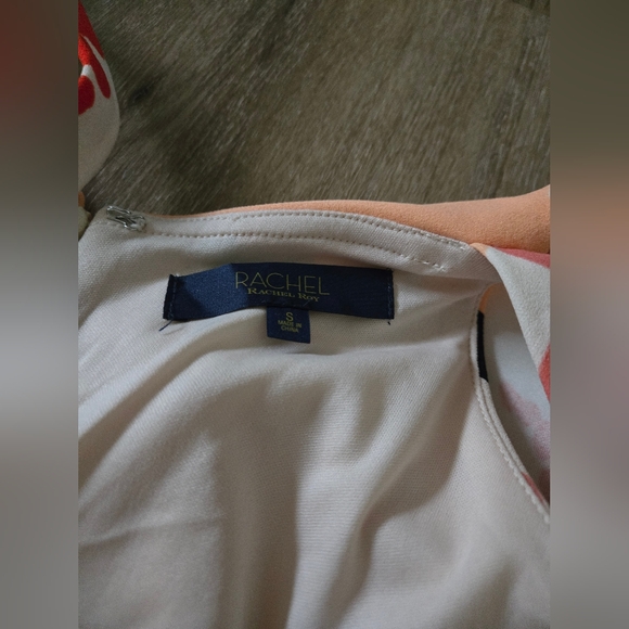 Rachel Rpy Floral Ruffle Midi Dress - Small - Picture 6 of 7